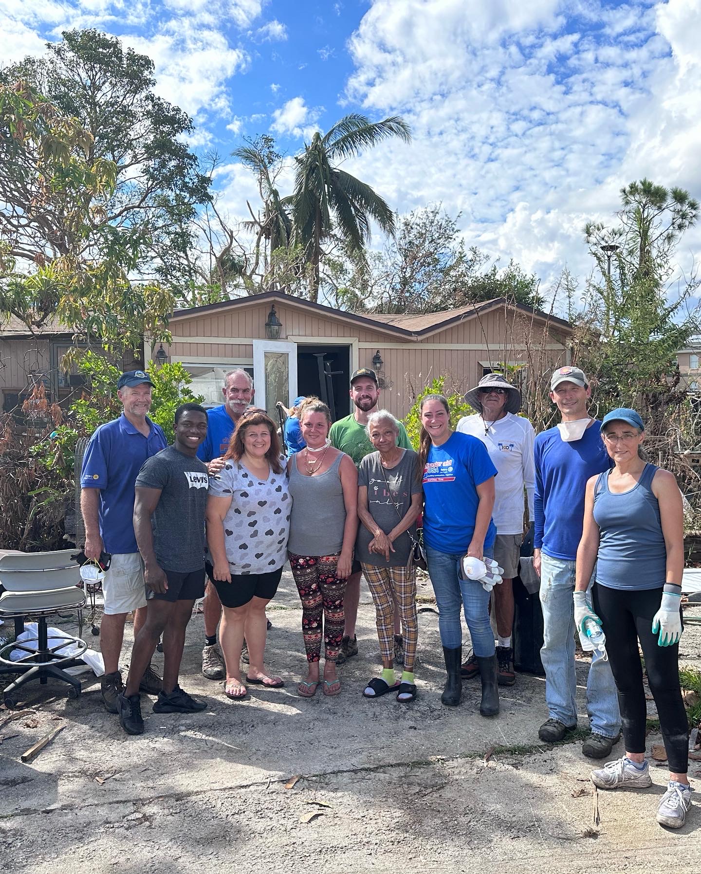 Rotary Florida Districts volunteers at work