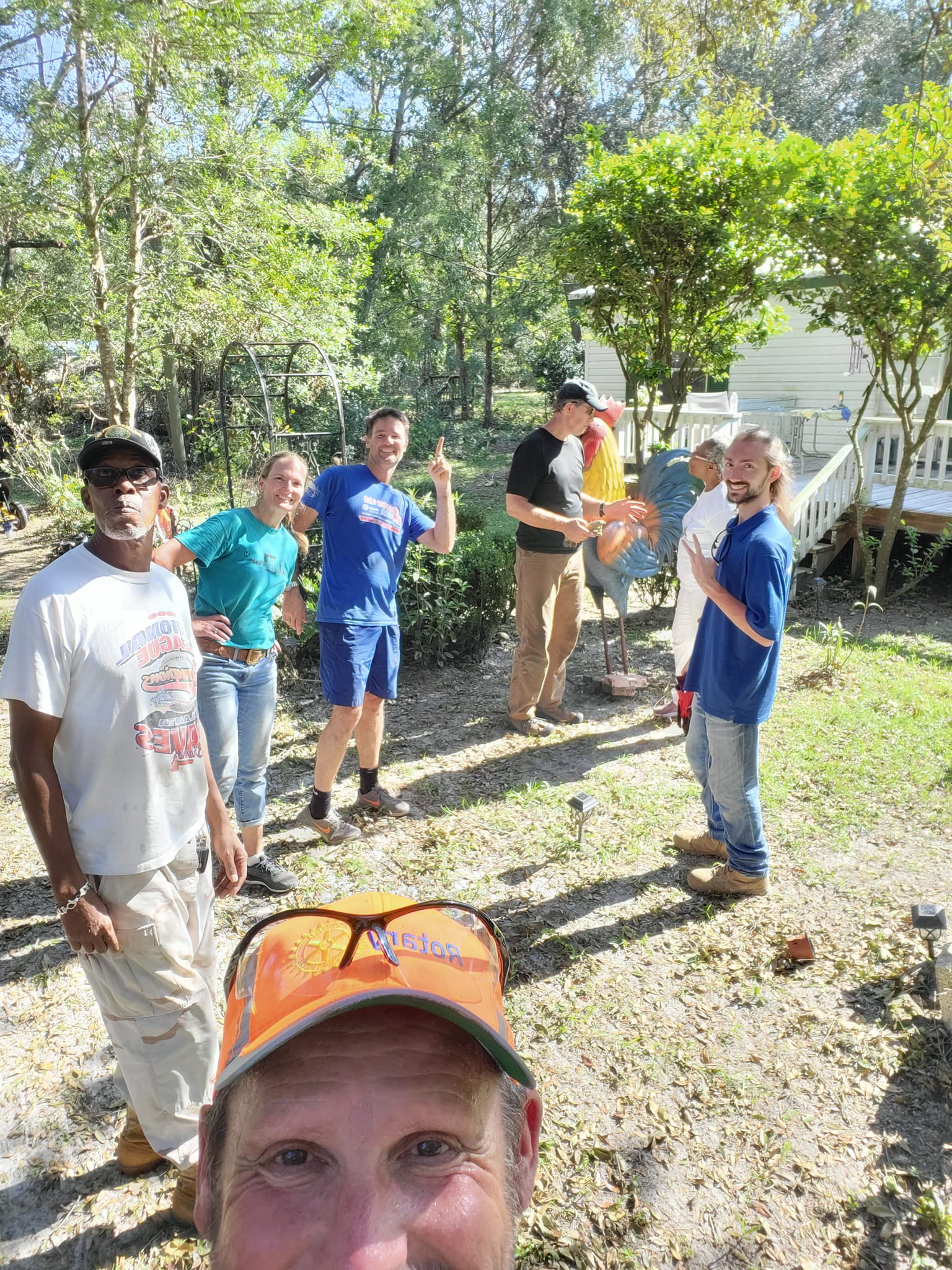 Rotary Florida Districts volunteers at work