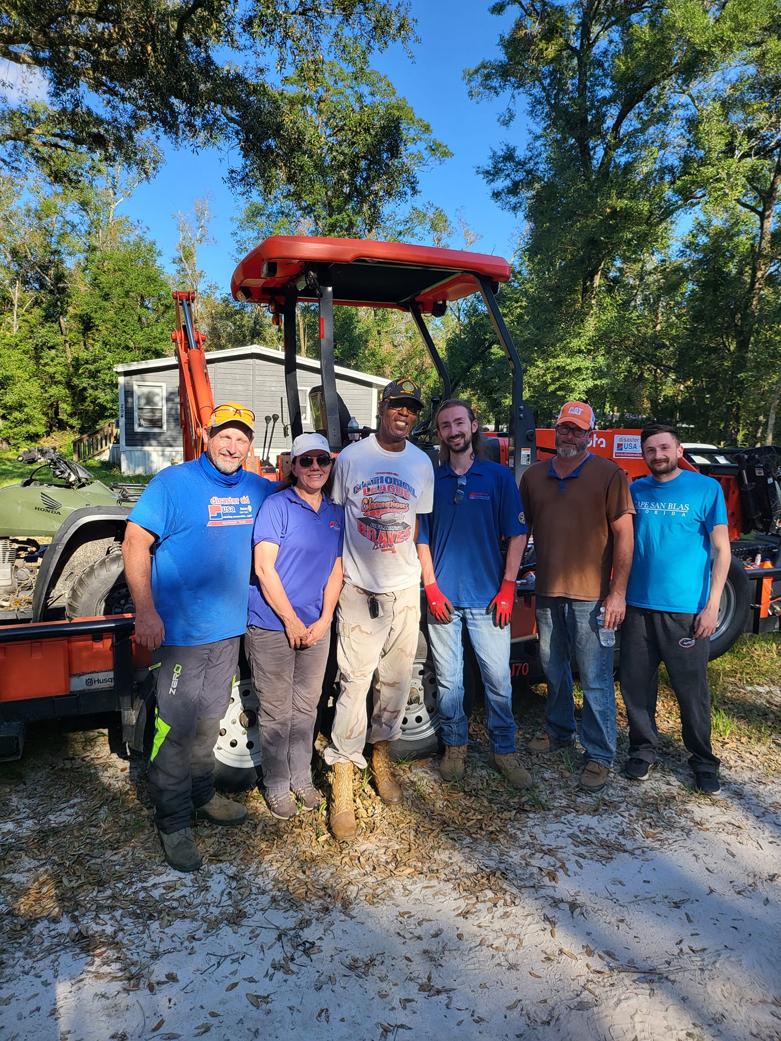 Rotary Florida Districts volunteers at work