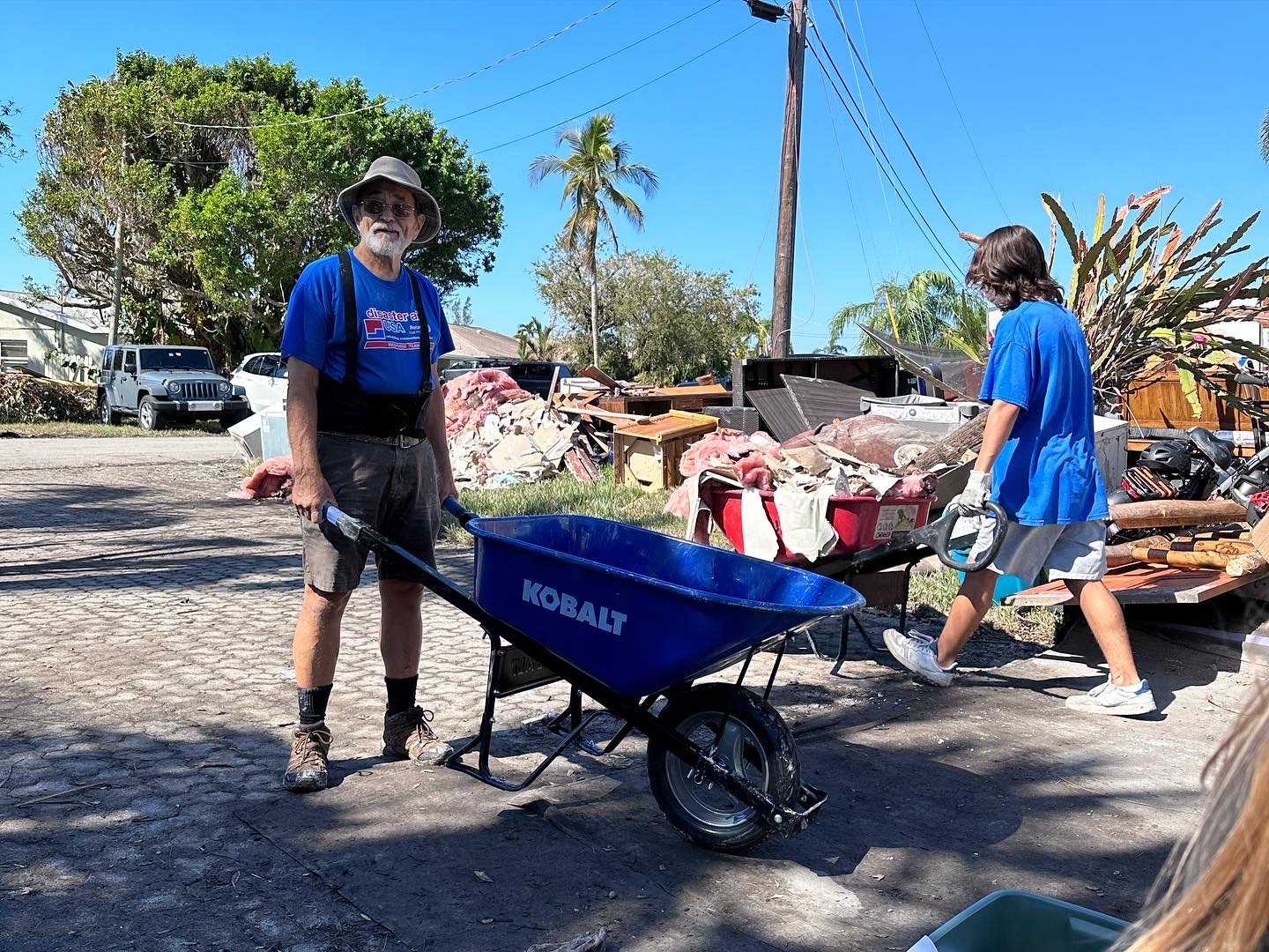 Rotary Florida Districts volunteers at work